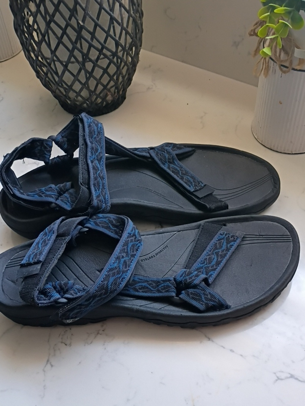 Teva Men's Outdoor Sport Sandals in Navy/Black